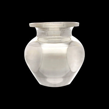Celestial Harmony Silver Kalash - Silver Pooja Items / Silver Puja Samai